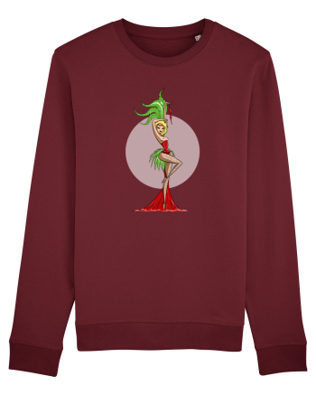 Dansatoare sexy Burgundy