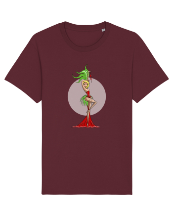 Dansatoare sexy Burgundy