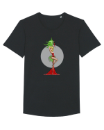 Dansatoare sexy Tricou mânecă scurtă guler larg Bărbat Skater
