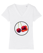 Buze sexy Tricou mânecă scurtă guler V Damă Evoker