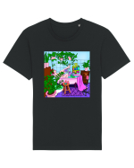 Baie relaxanta Tricou mânecă scurtă Unisex Rocker