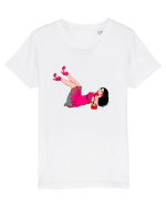 Fata la telefon  Tricou mânecă scurtă  Copii Mini Creator