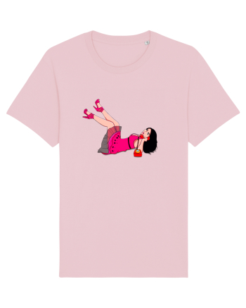 Fata la telefon  Cotton Pink