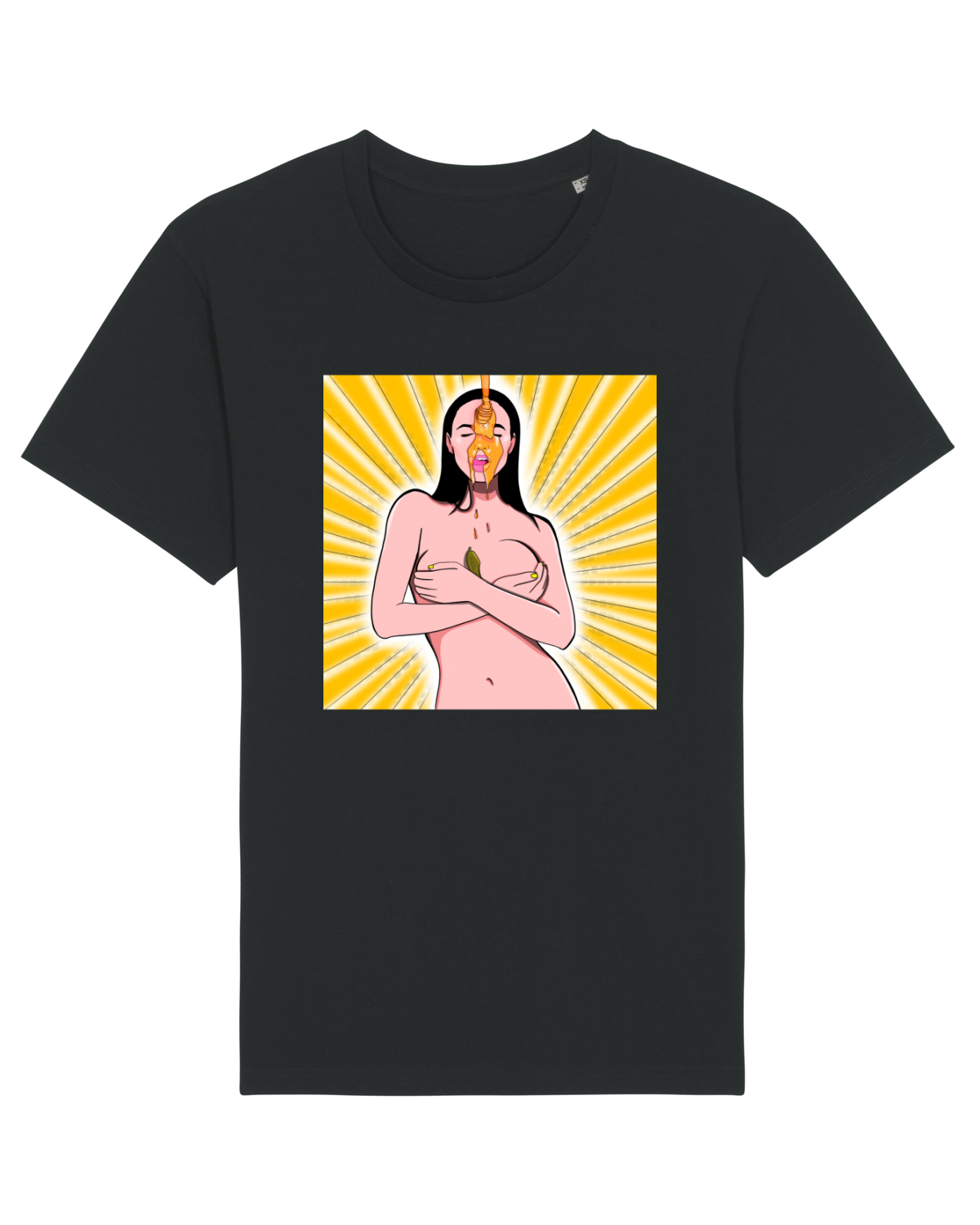 Tricou mânecă scurtă Unisex Rocker Black