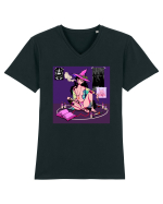 Vrăjitoarea sexy Tricou mânecă scurtă guler V Bărbat Presenter