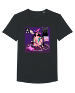 Vrăjitoarea sexy Tricou mânecă scurtă guler larg Bărbat Skater