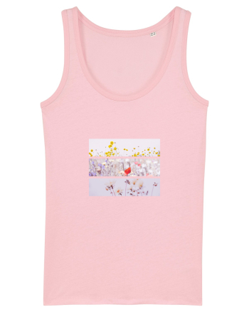Pink Flowers Cotton Pink