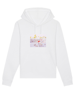 Pink Flowers Hanorac Unisex Drummer