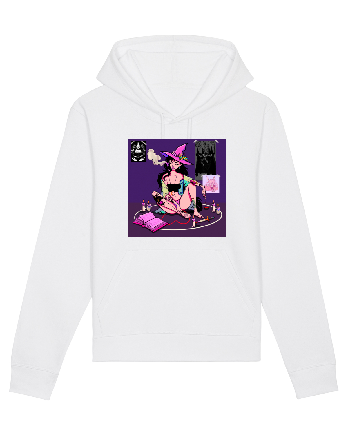 Hanorac Unisex Drummer White