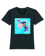 Zodia Pești Tricou mânecă scurtă guler V Bărbat Presenter