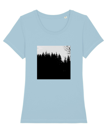Dark Forest Sky Blue