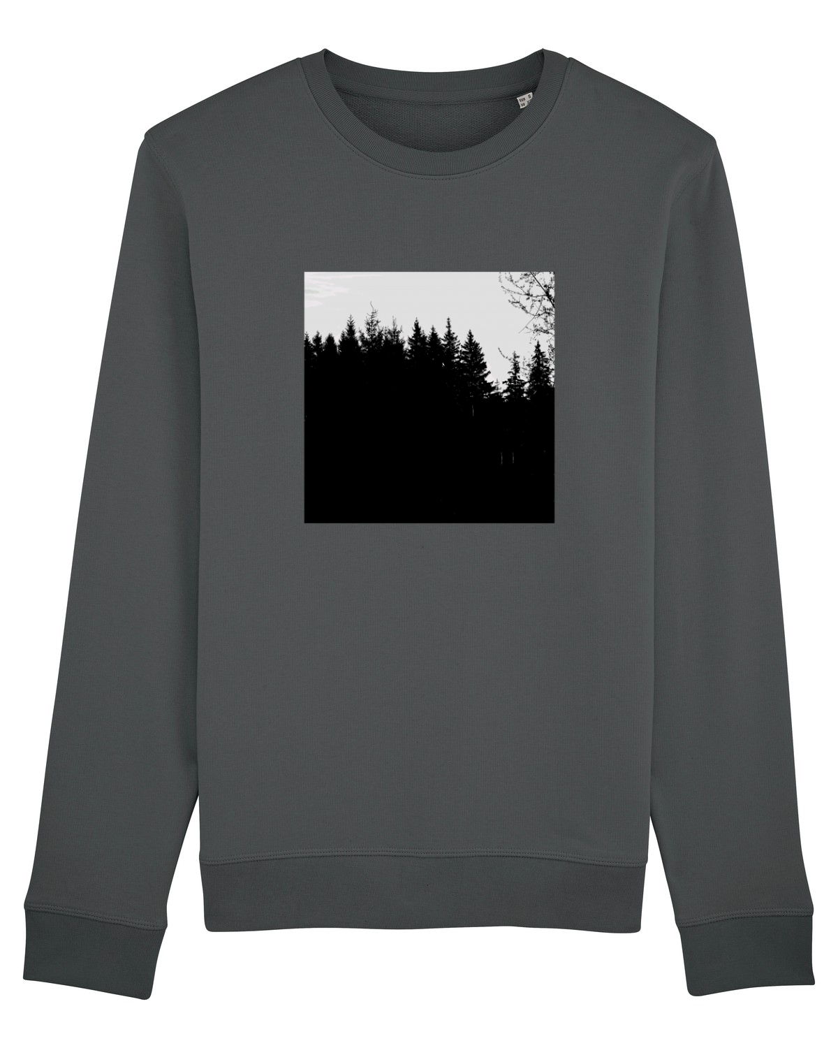 Bluză mânecă lungă Unisex Rise Anthracite
