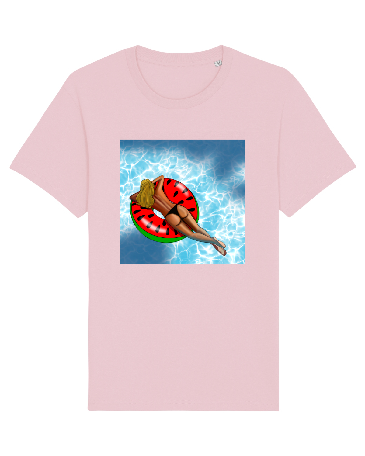 Tricou mânecă scurtă Unisex Rocker Cotton Pink