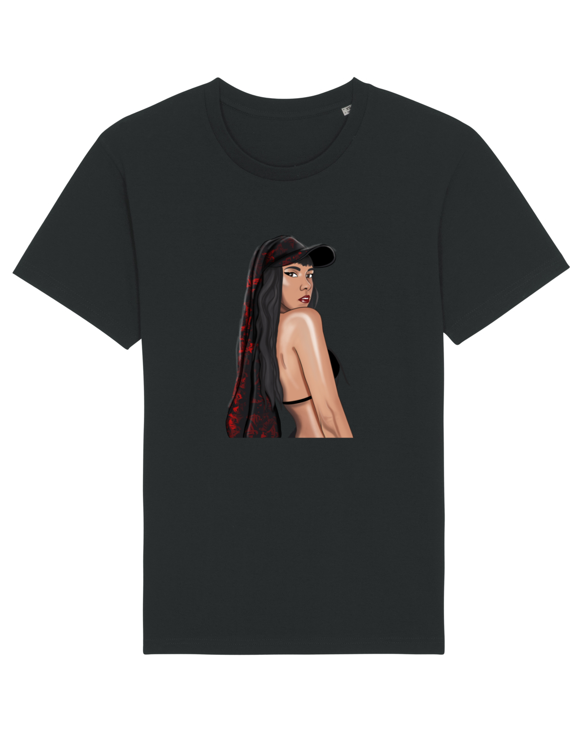 Tricou mânecă scurtă Unisex Rocker Black
