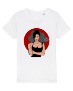 Fata cu trandafiri  Tricou mânecă scurtă  Copii Mini Creator
