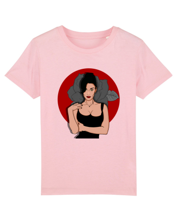 Fata cu trandafiri  Cotton Pink