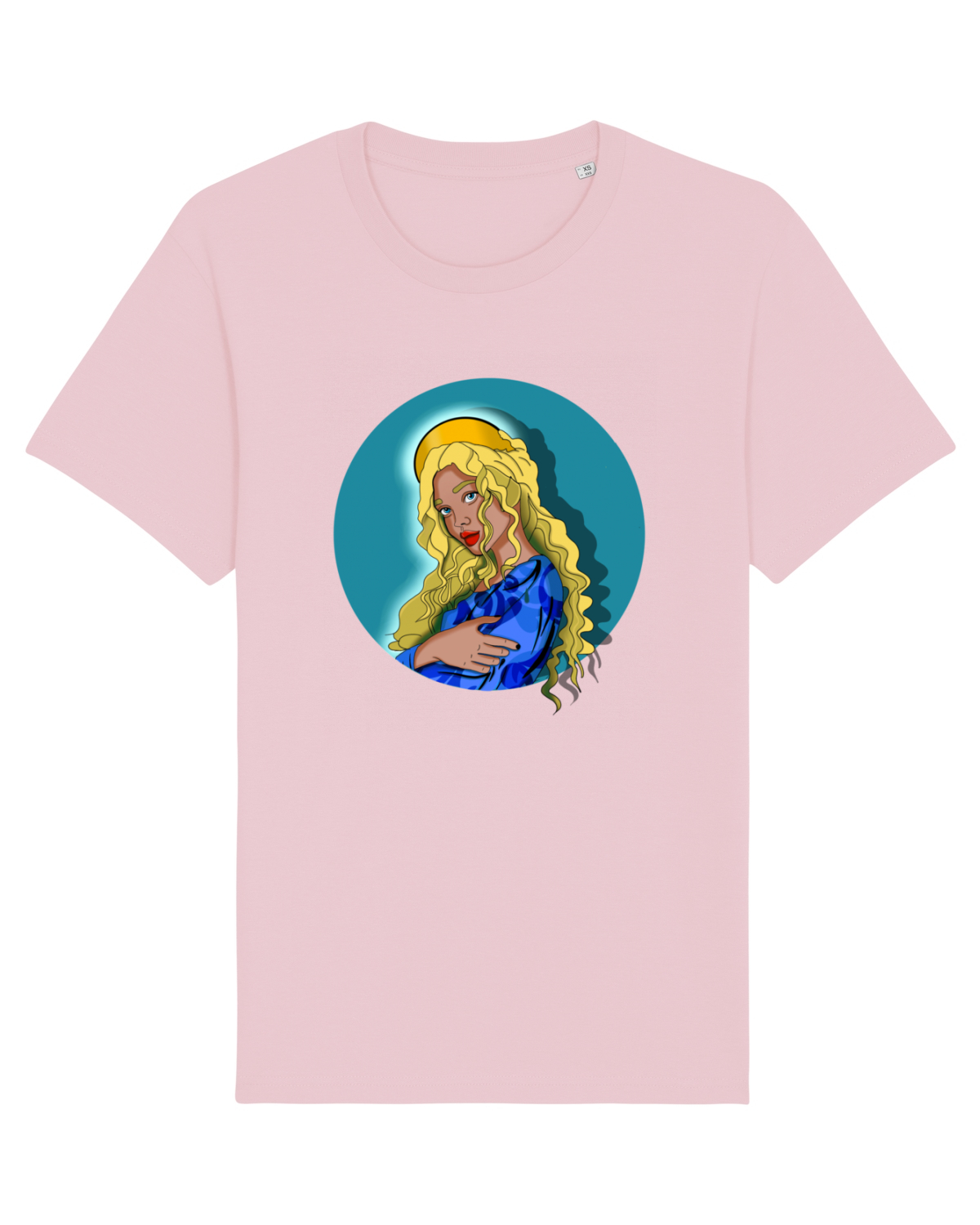 Tricou mânecă scurtă Unisex Rocker Cotton Pink