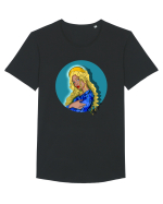 Fecioara  Tricou mânecă scurtă guler larg Bărbat Skater