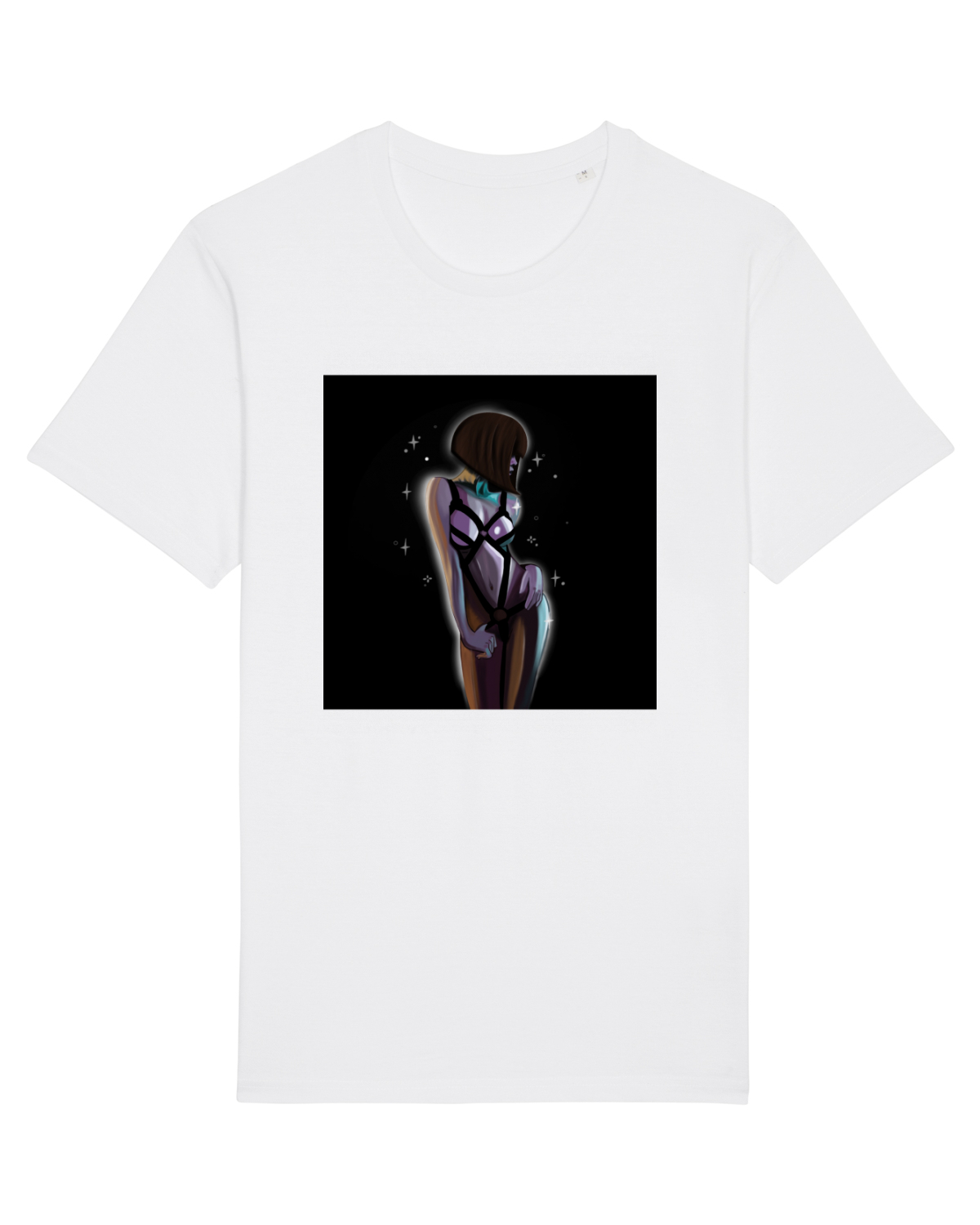 Tricou mânecă scurtă Unisex Rocker White