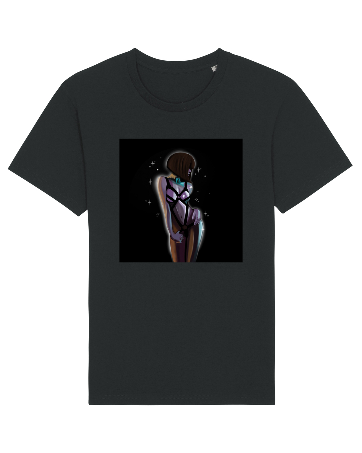Tricou mânecă scurtă Unisex Rocker Black