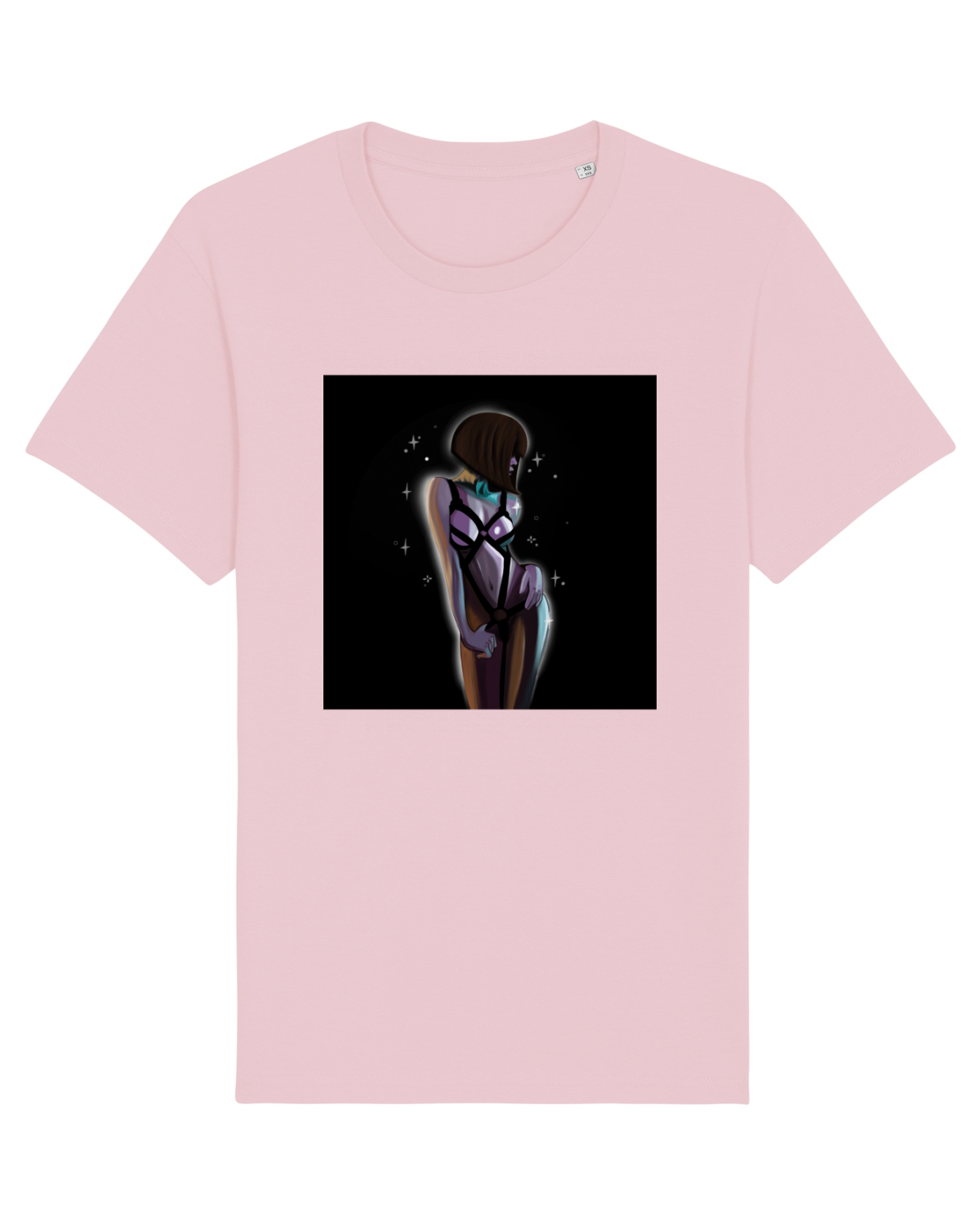 Tricou mânecă scurtă Unisex Rocker Cotton Pink