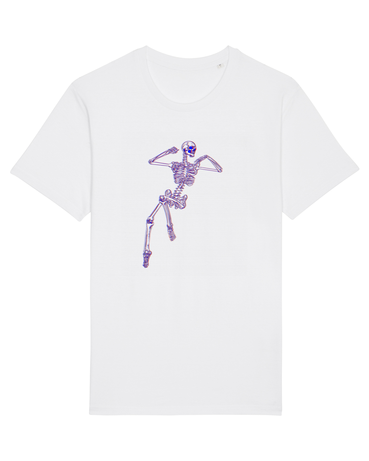 Tricou mânecă scurtă Unisex Rocker White