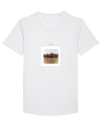 Autumn Frame Tricou mânecă scurtă guler larg Bărbat Skater