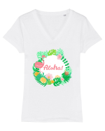 Vara Tricou mânecă scurtă guler V Damă Evoker
