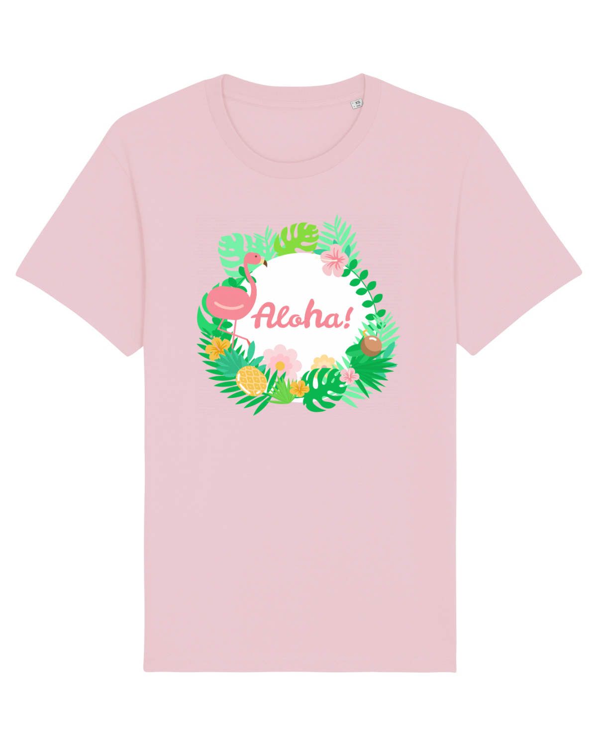 Tricou mânecă scurtă Unisex Rocker Cotton Pink