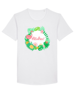 Vara Tricou mânecă scurtă guler larg Bărbat Skater