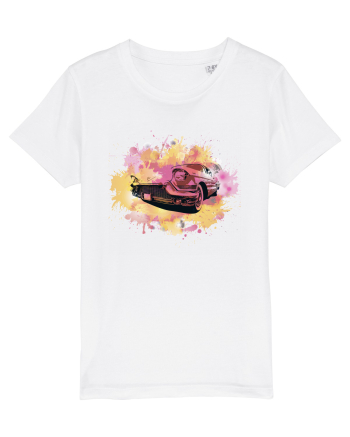 Colorful Cadillac White