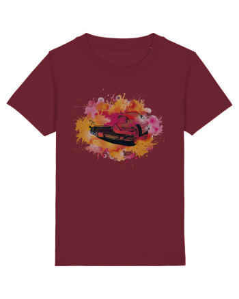 Colorful Cadillac Burgundy
