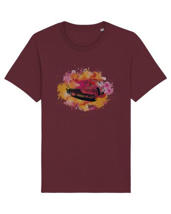 Colorful Cadillac Burgundy