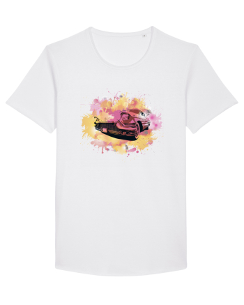 Colorful Cadillac White