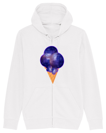 Space ice cream White