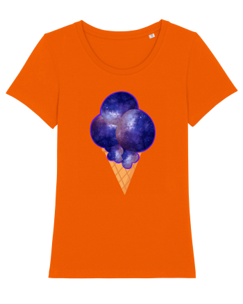 Space ice cream Bright Orange