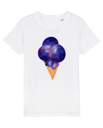 Space ice cream White
