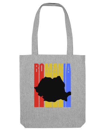 Romania tricolor in stil retro Heather Grey