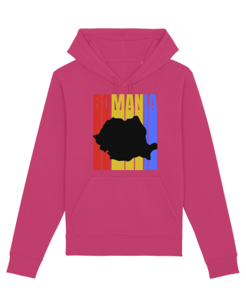Romania tricolor in stil retro Raspberry