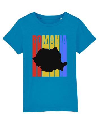 Romania tricolor in stil retro Azur