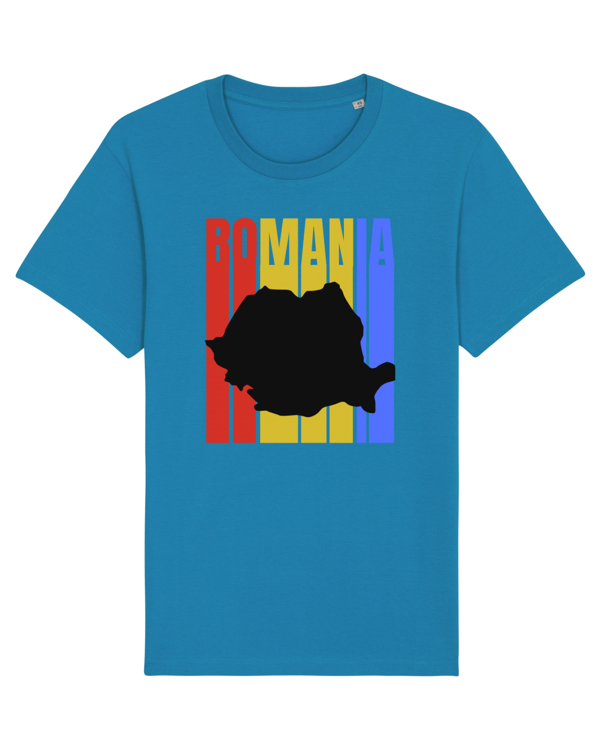 Tricou mânecă scurtă Unisex Rocker Azur