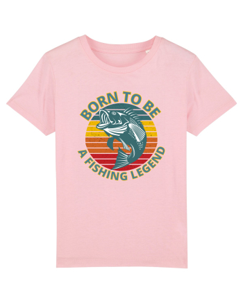 Born To Be A Fishing Legend Cotton Pink