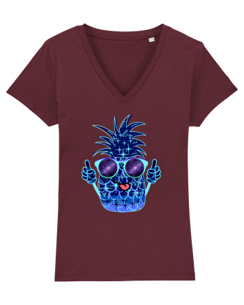 Ananas Spatial Burgundy
