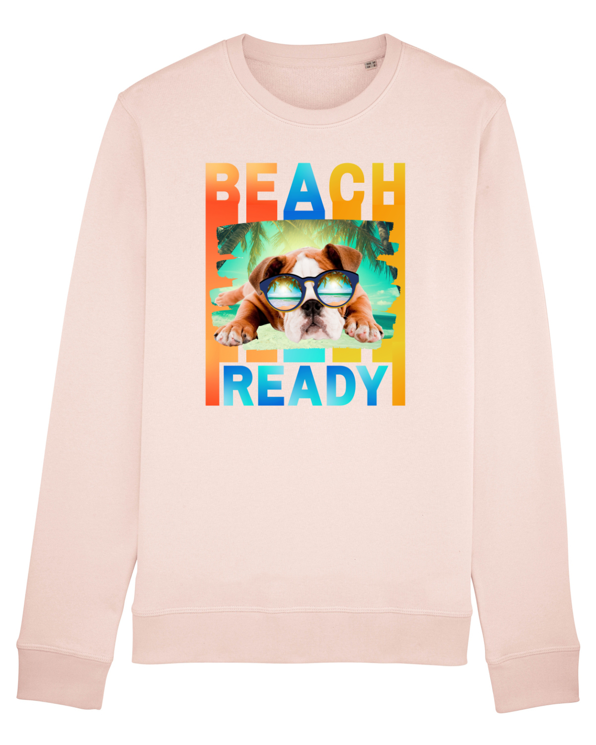 Bluză mânecă lungă Unisex Rise Candy Pink
