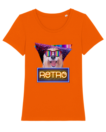 Retro disco dog Bright Orange