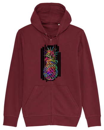 Ananas abstract Burgundy
