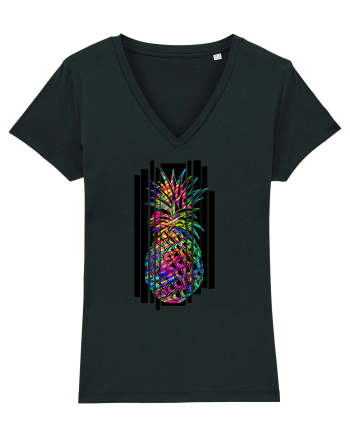 Ananas abstract Black