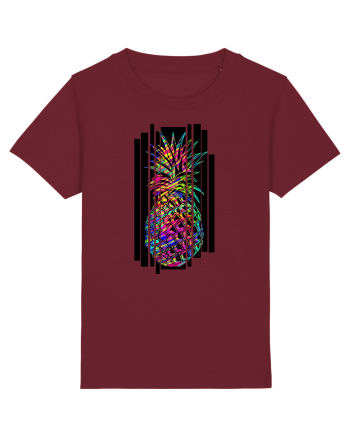 Ananas abstract Burgundy