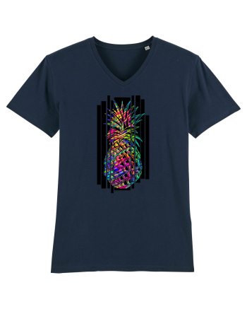 Ananas abstract French Navy