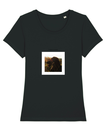 Happy Puppy Frame Black